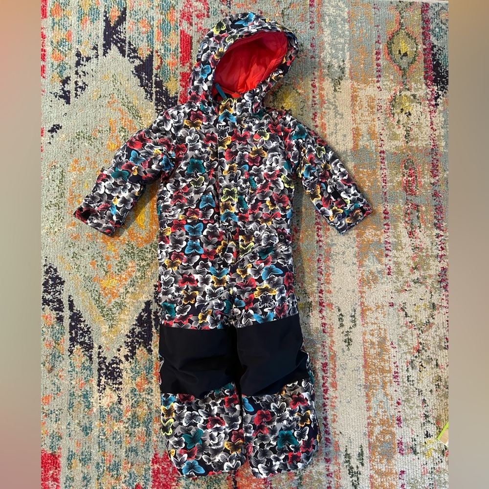 Burton Gore Tex one piece insulated snow suit - 3T - multicolor butterflies